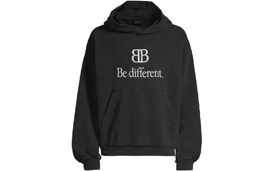 Толстовка мужская Balenciaga Be different, черный