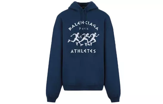 Мужская толстовка Balenciaga, синий