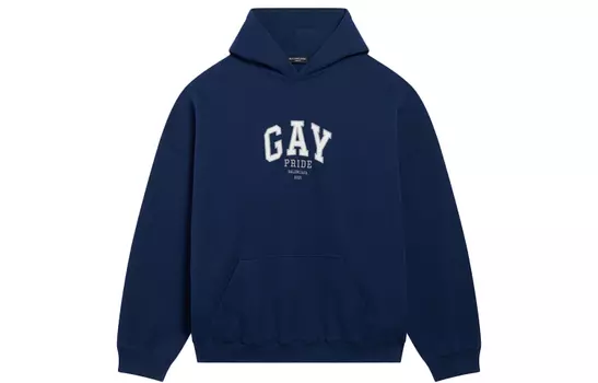 Мужская толстовка Balenciaga, синий