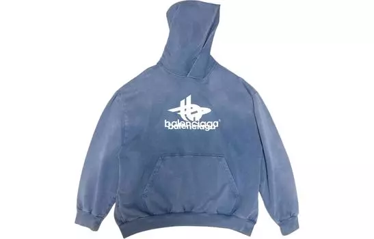 Мужская толстовка Balenciaga, синий