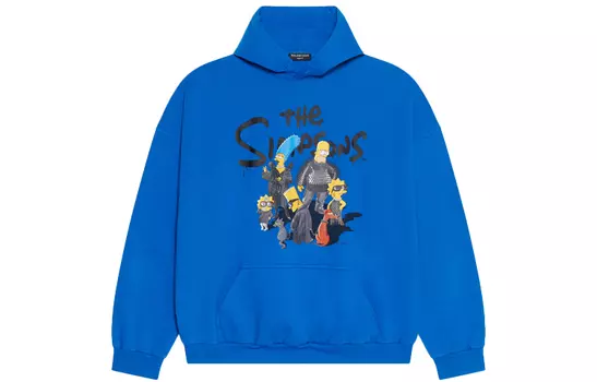 Мужская толстовка Balenciaga, синий