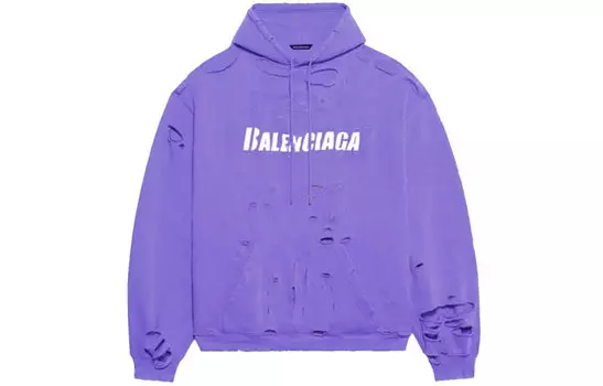 Balenciaga Мужская толстовка, фиолетовый