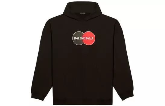 Свитшот мужской Balenciaga Credit Card Logo, черный