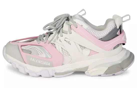 Кроссовки мужские Balenciaga Track 1.0, серый / розовый