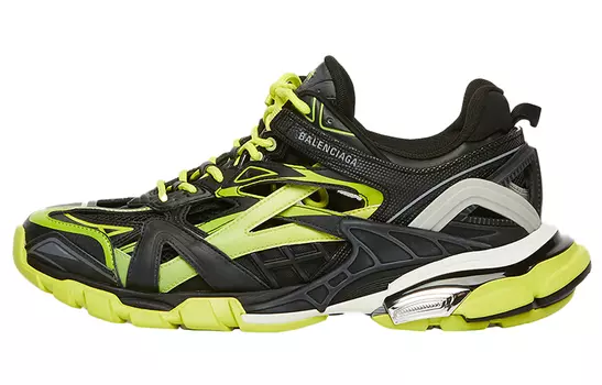 Кроссовки Balenciaga Track 2.0 Chunky Men, черный/желтый