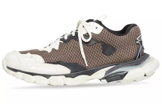 Кроссовки мужские Balenciaga Track 3.0, коричневый / белый