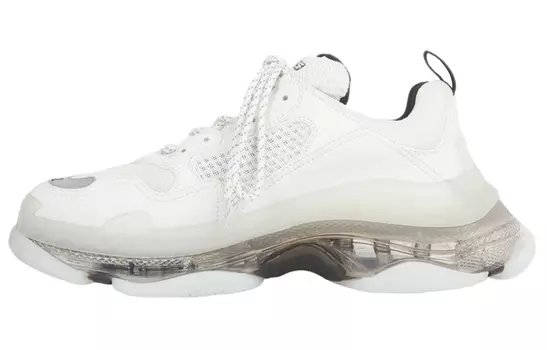 Кроссовки Balenciaga Blalenciaga Triple S Clear Sole White Grey