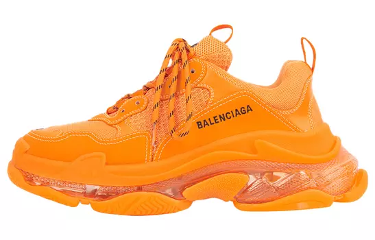 Кроссовки Balenciaga Triple S Clear Sole Orange