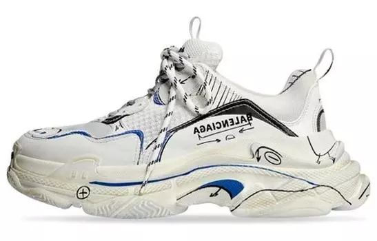 Кроссовки Balenciaga Triple S Sneaker 'Sketch - White'