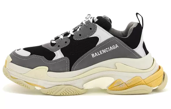 Кроссовки Balenciaga Triple S Sneaker 'Grey Yellow'