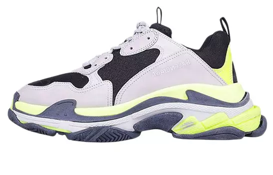 Кроссовки Balenciaga Triple S Yellow Grey