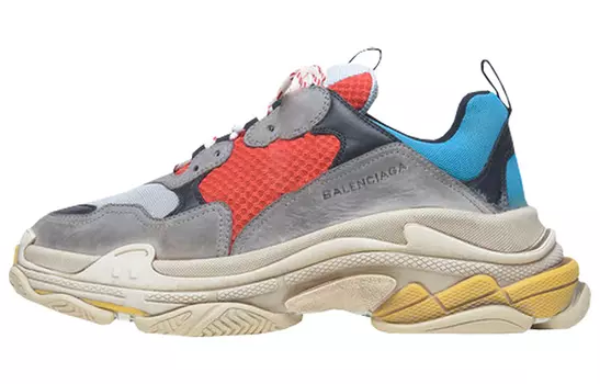 Кроссовки Balenciaga Triple S Grey Red Blue