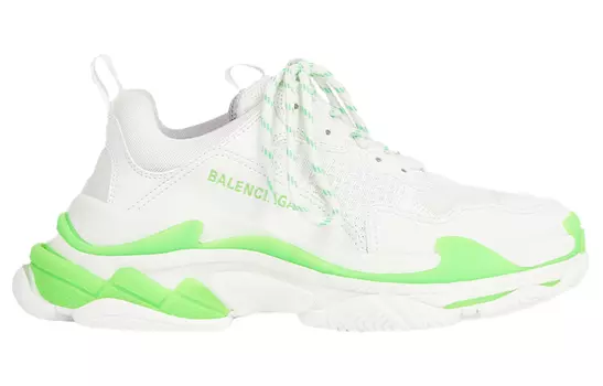 Кроссовки мужские Balenciaga Triple S, белый / зеленый