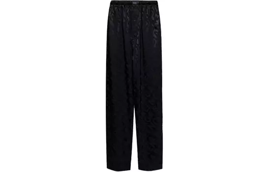Брюки мужские Balenciaga с узором, черный