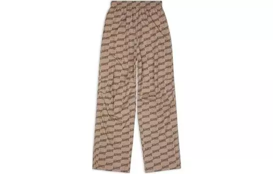 Брюки мужские Balenciaga Monogram Pajama, коричневый