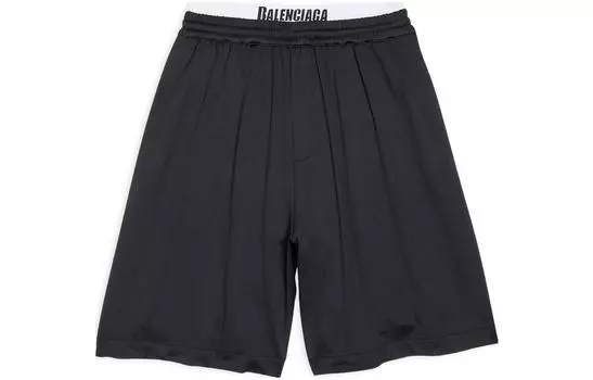 Шорты мужские Balenciaga для плавания, черный