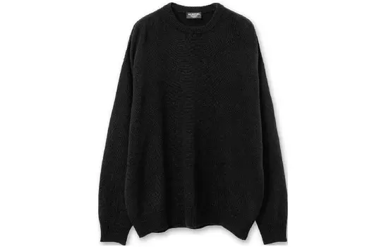 Balenciaga Мужской Кашемировый Свитер, цвет Black