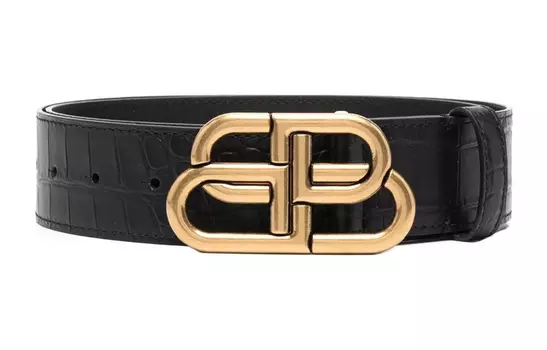Мужской ремень Balenciaga, черный