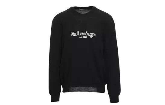 Свитер мужской Balenciaga est.1917, черный