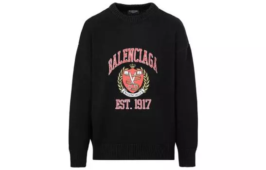 Balenciaga Мужской Свитер, цвет Black