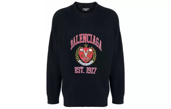 Balenciaga Мужской Свитер, цвет Black