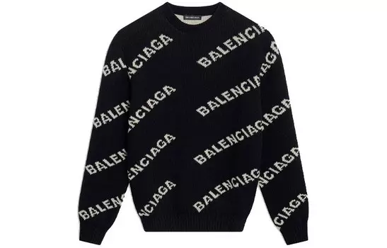 Balenciaga Мужской Свитер, цвет Black