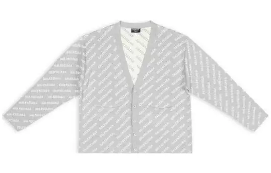 Balenciaga Мужской Свитер, молочный