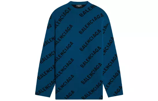 Мужской свитер Balenciaga, синий