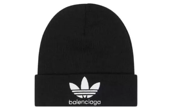 Мужской вязаный шарф Balenciaga, черный