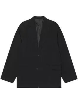 Balenciaga однобортный пиджак, черный