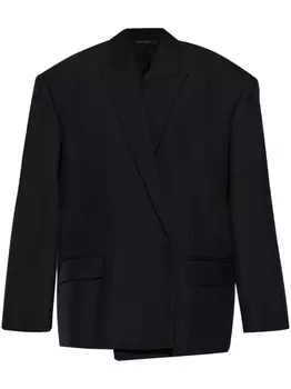 Balenciaga однобортный пиджак, черный