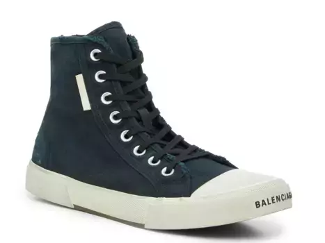 Balenciaga Paris High-Top Sneaker — мужские, черные