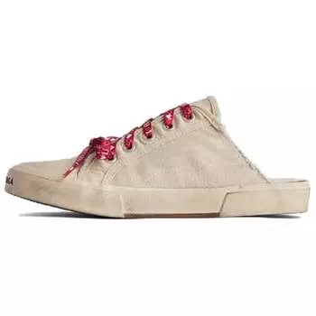 Тапочки женские Balenciaga Paris, бежевый