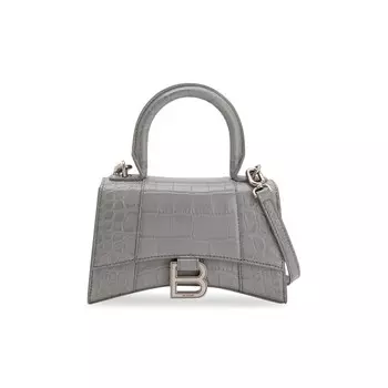 Balenciaga Песочные часы с верхней ручкой Xs, Серый