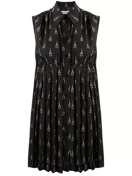Balenciaga платье Eiffel Tower, черный
