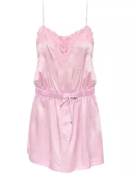 Balenciaga платье с монограммой, розовый