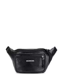 Balenciaga поясная сумка Explorer, черный