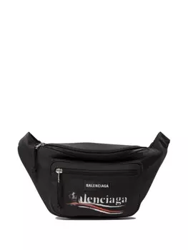 Balenciaga поясная сумка Explorer, черный