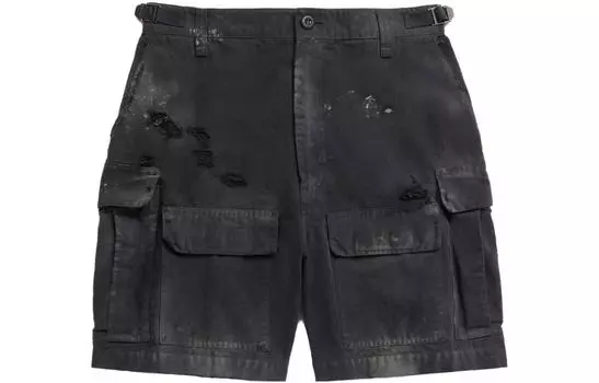 Balenciaga Повседневные шорты унисекс, цвет Black