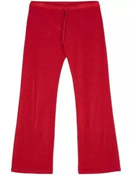 Balenciaga прямые брюки, красный