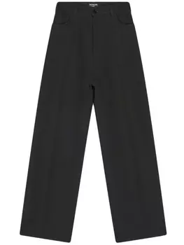 Balenciaga прямые брюки строгого кроя, черный