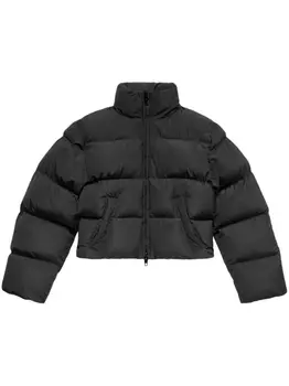 Balenciaga пуховик Shrunk, черный