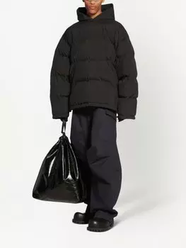 Balenciaga пуховик Sporty B, черный