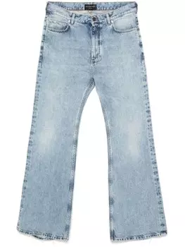 Balenciaga расклешенные джинсы, синий