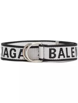 Balenciaga ремень с логотипом, серый