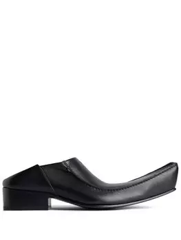 Balenciaga Romeo raised-toecap slippers, черный