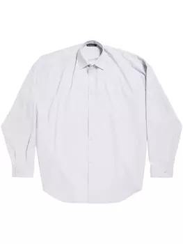 Balenciaga рубашка Cocoon в полоску, белый