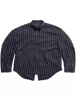 Balenciaga рубашка в полоску, синий