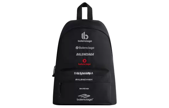 Balenciaga Рюкзак Explorer из переработанного нейлона, черный, мужской