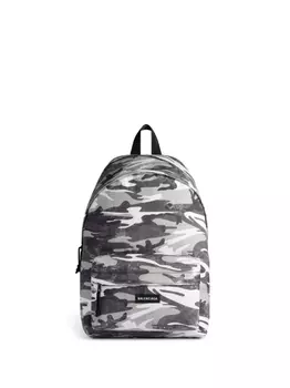 Balenciaga рюкзак Explorer с камуфляжным принтом, серый